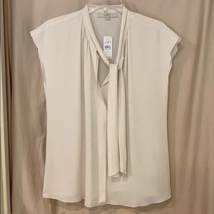 cream loft blouse